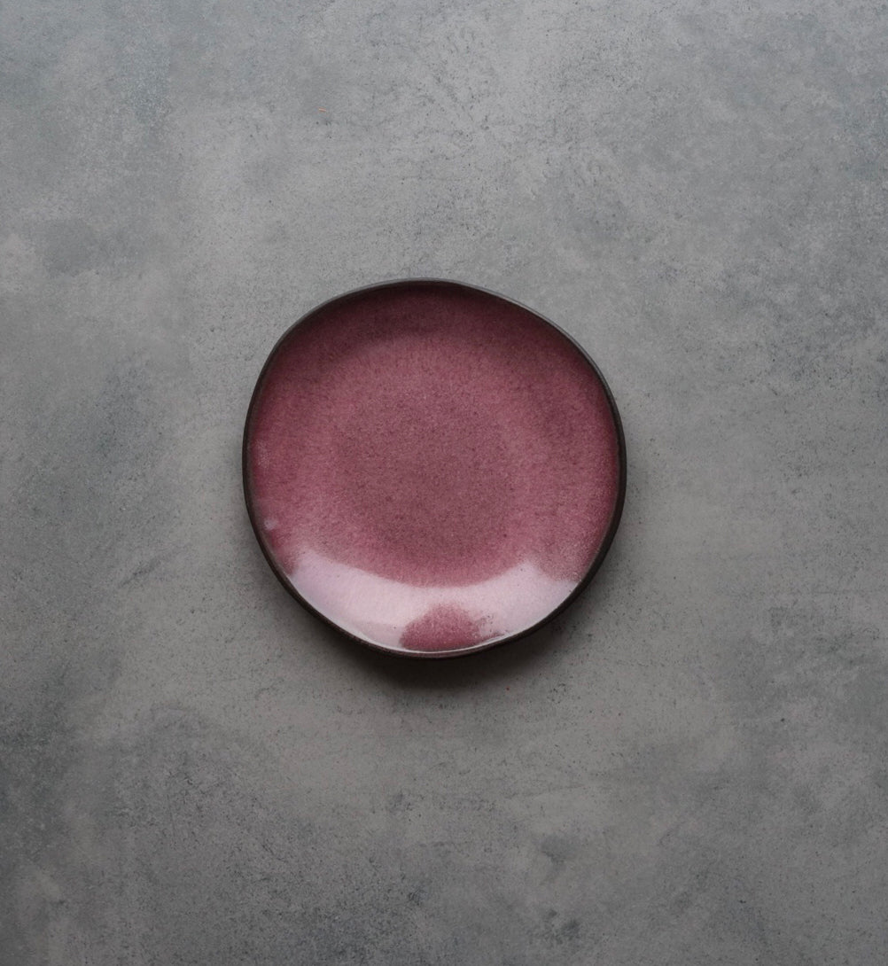 Breakfast plate 23 cm Dark Pink