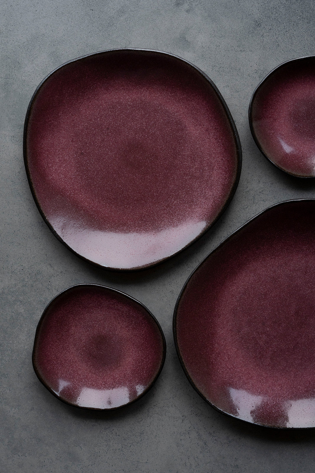 Dinner plate 27 cm Dark Pink