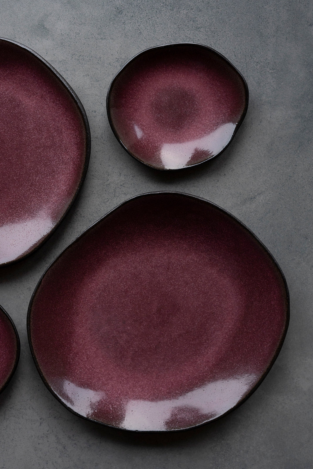Dinner plate 27 cm Dark Pink