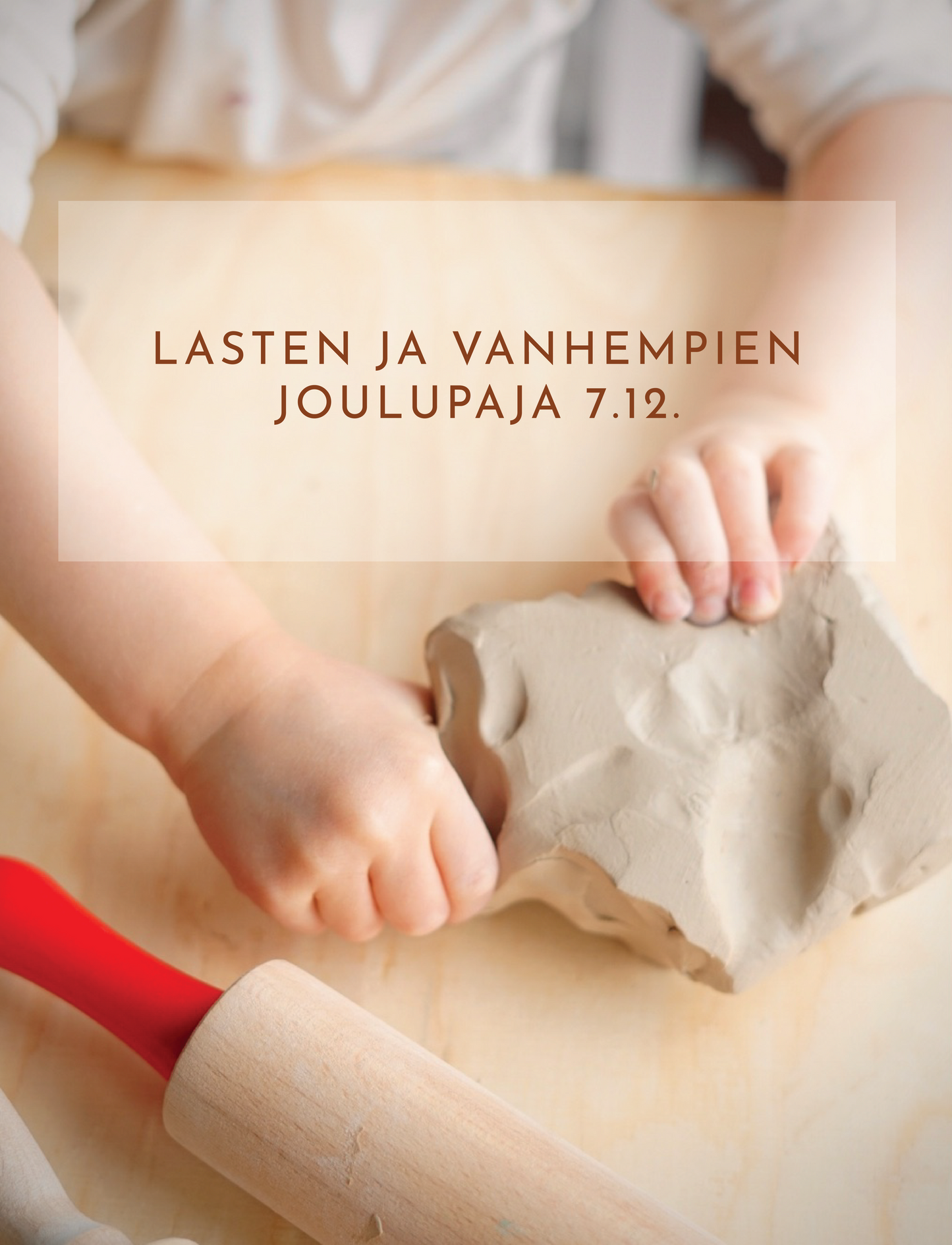 Lasten ja vanhempien joulupaja la 7.12. klo 11–13